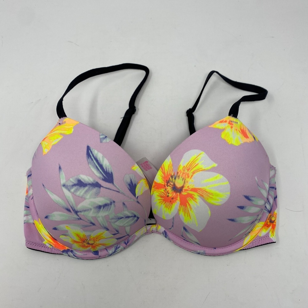 Victoria's Secret PINK Floral Bra with Flowers Women's Size Size 32D